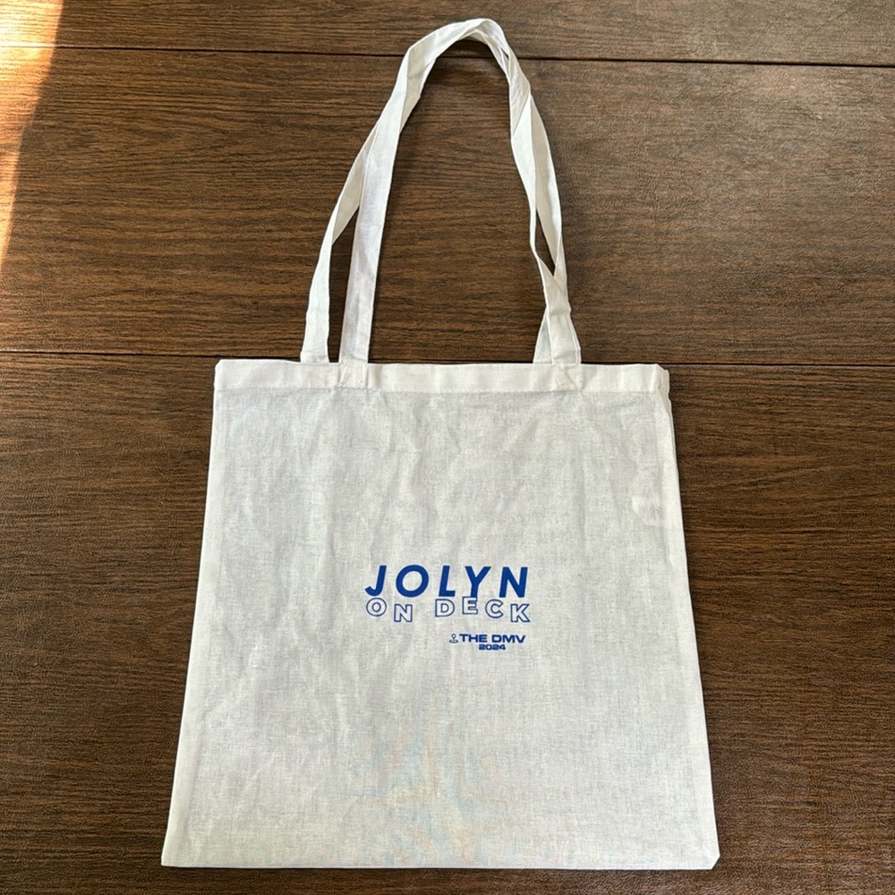 Jolyn on Deck DMV Tote Bag